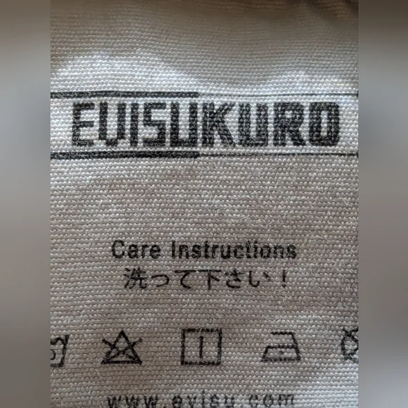 Evisu Kuro Raw Denim Jeans Sz 28 - Picture 12 of 15